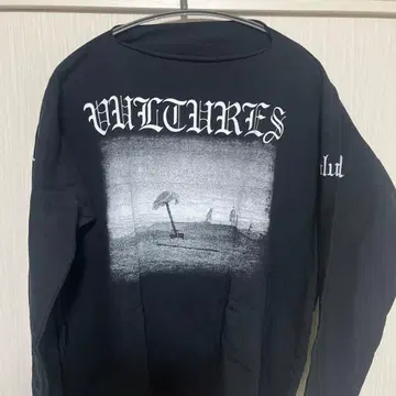 VULTURES 트랙 리스트 긴팔 셔츠 사이즈 7