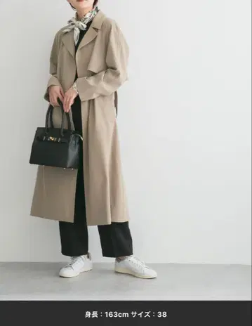 ROSSO 백턱 트렌치코트 베이지