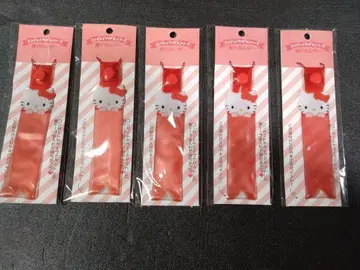 [ 미개봉 새상품 ] 헬로키티 은색 테이프 홀더 산리오 보조 5개 세트