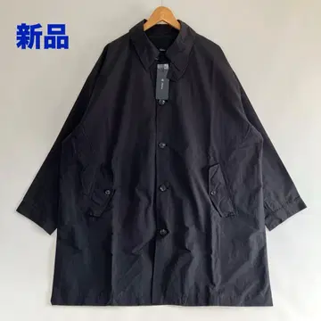 새상품 Audience M-51 면 나일론 모즈 스텐카라 코트 블랙 L