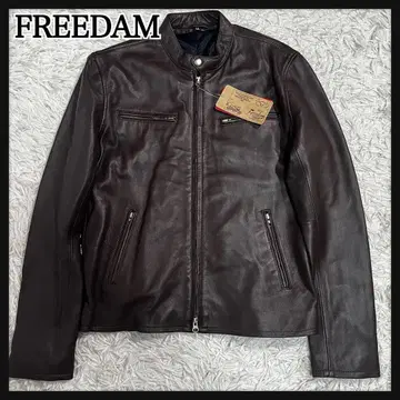 [택 포함 새상품] FREEDAM 프리덤 가죽 XL 다크 브라운