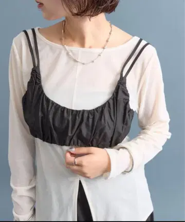 mystic 미스틱 개더 뷔스티에 SET 상의