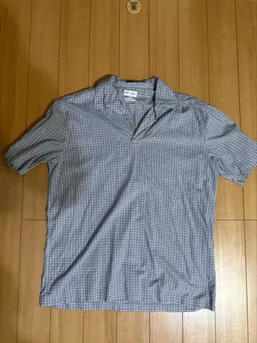 폴 스미스 체크 무늬 반팔 셔츠 L