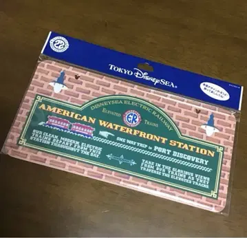 새상품 도쿄디즈니씨 22주년 사인 플레이트 일렉트릭 레일웨이