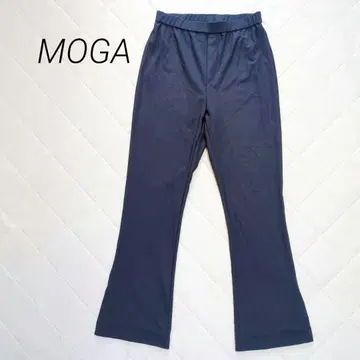 MOGA 모가 와이드 이지 팬츠 허리밴딩 스트레치 소재 밑단 슬릿