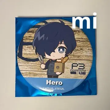 페르소나 3 리로드 R Baker 콜라보 캔뱃지 P3R 주인공