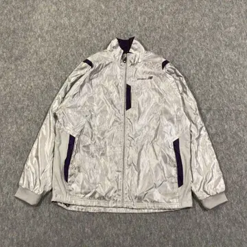 뉴발란스 빈티지 나일론 자켓 실버 오버 사이즈 3L