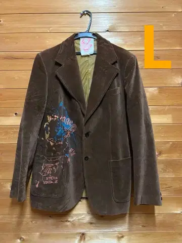 반발 스컬 프린트 테일러드 자켓