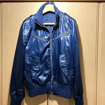 네이비 더블 집업 자켓 [ M ]