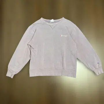 90s 챔피온 무지 맨투맨 USA제 페이드 보로