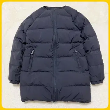 새상품급 PYRENEX 다운 코트 ARTNEY 38 노카라 네이비