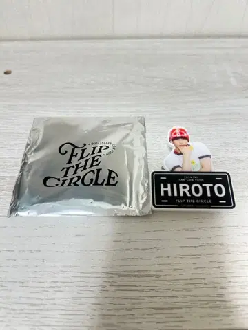INI 니시 히로토 명찰 FLIP THE CIRCLE
