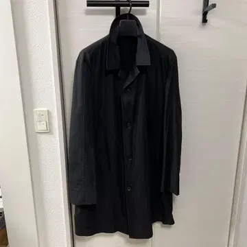 HUGO BOSS 블랙 스텐카라 코트