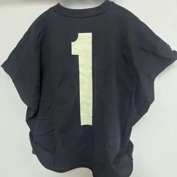 블랙 오버 사이즈 T셔츠