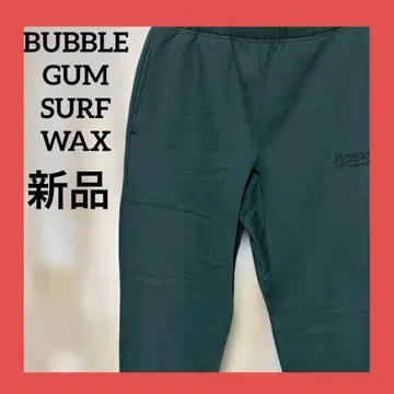 BUBBLE GUM 스웨트 팬츠 L 새상품 그린 서프
