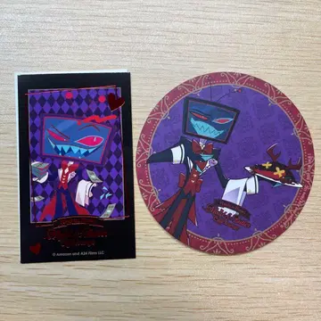 해즈빈 호텔 애니카페 금박 카드 코스터 복스 2종 세트