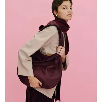 mila owen 라운드 숄더 토트백