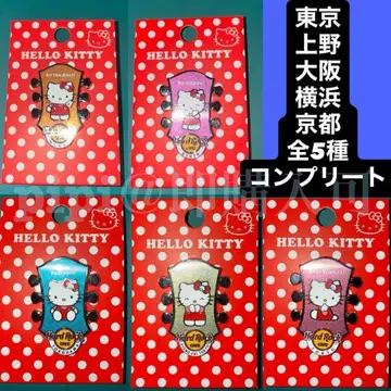 [컴프] 키티 핀 배지 하드 록 카페 산리오 콜라보