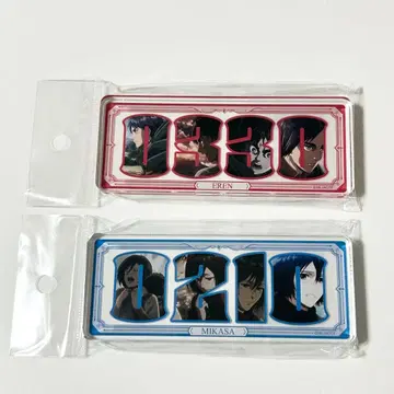 진격의 거인 엘렌 미카사 넘버 아크릴 플레이트