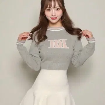 Darich 다리치 레트로 DD 로고 니트탑