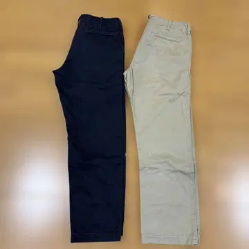 UNIQLO 빈티지 레귤러 핏 치노 2개 세트