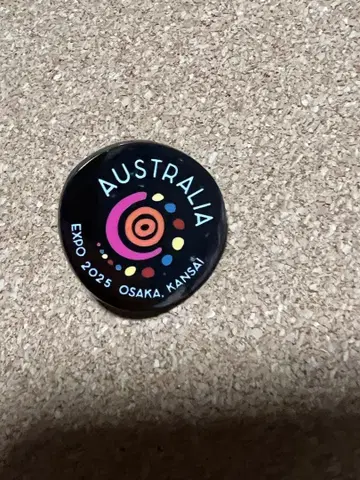 오사카 엑스포 호주 핀 배지