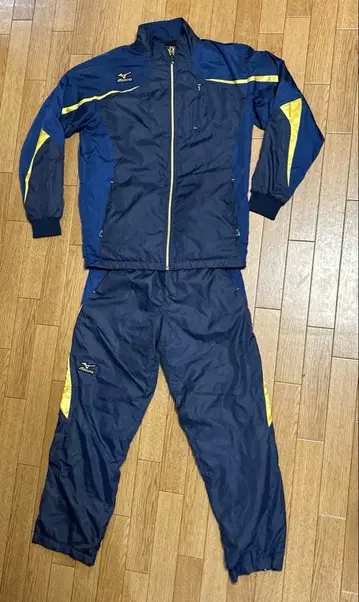 미즈노 프로 사이즈 O 블레스 서모 윈드 브레이커 상하의 세트 속기모