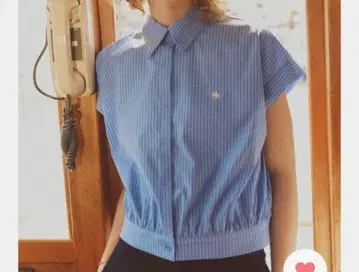 [ POLO BCS ] VIS 별주 프렌치 슬리브 드로우 스트링 셔츠