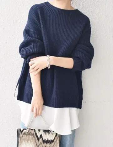 SHIPS 헴퍼레이드 아제 니트 24시간 이내 배송