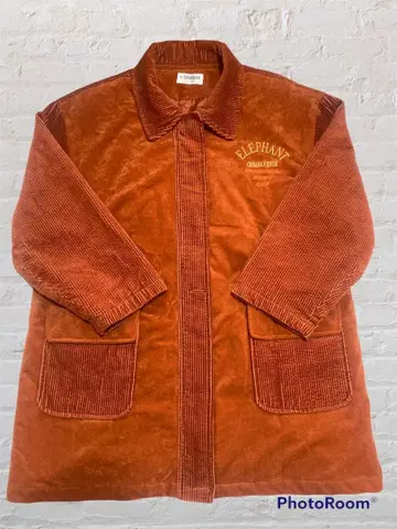 코듀로이 자켓 F 사이즈 브라운 민족풍 COWOOD paris