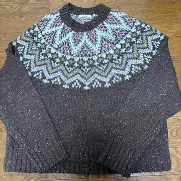 niko and - 니코앤드 아가일 무늬 스웨터 M 사이즈