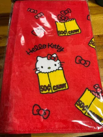 헬로키티전 페이스 타월 빨간색