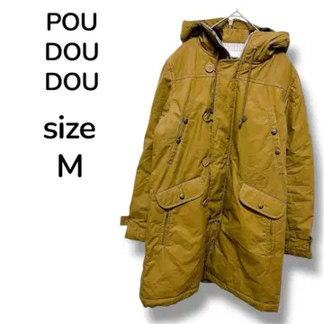 POU DOU DOU 푸두두 코트 면 100% 워셔블 M 아우터