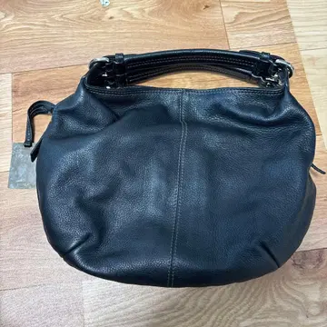 훌라 여성용 블랙 가죽 핸드백