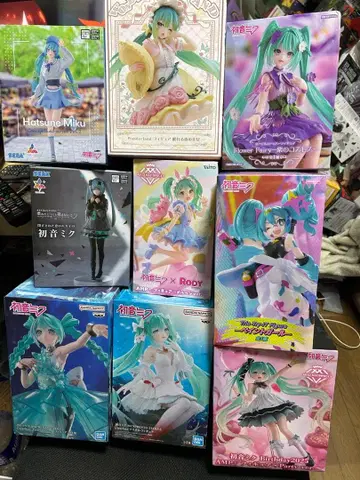 하츠네 미쿠 피규어 9개 세트 미사용