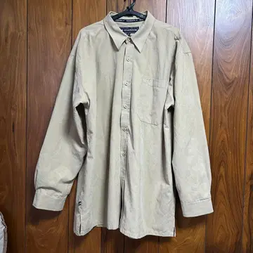 구제 의류 긴팔 셔츠 베이지