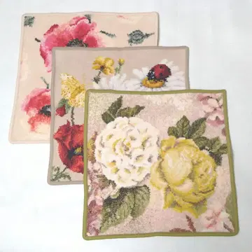 미사용 페이러 손수건 대형 3장 세트