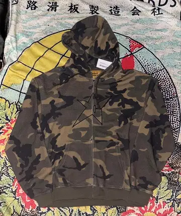 CARPET COMPANY 카모플라쥬 써멀 지퍼 후드티 미사용 새상품