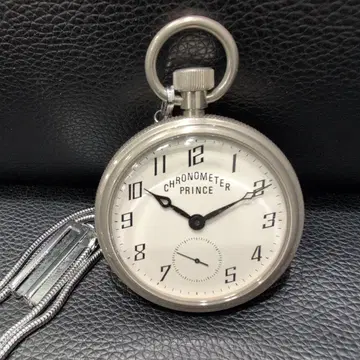 프린스 크로노미터 철도성 공무용품 회중시계 무라마츠 시계점 복각판