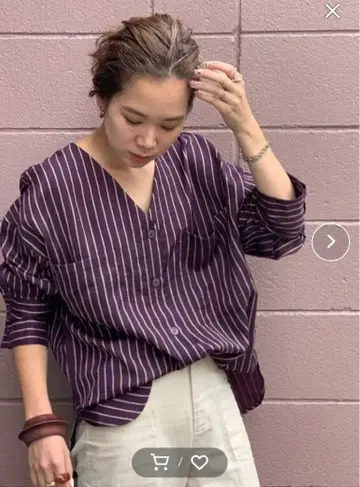 칼라리스 스트라이프 셔츠