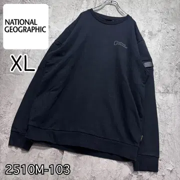 인기 NATIONAL GEOGRAPHIC 맨투맨 블랙 XL
