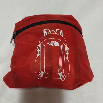 THE NORTH FACE 접이식 백팩 레드