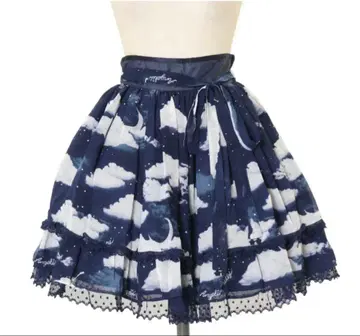 angelicpretty 미스티 스카이 스커트 블루