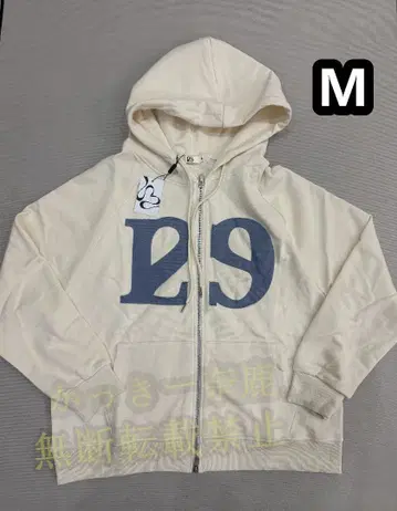 ILLIGO 29 프린트 아이보리 후드티 M