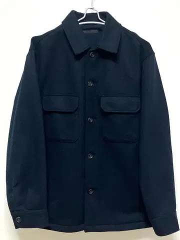 05 [ 새상품급 ] 유니클로 오버 셔츠 자켓 네이비 L