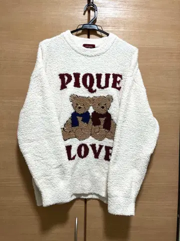 [젤라토 피케] HOLIDAY 베어 자카드 풀오버