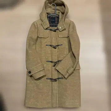 ROSSO 베이지 후드 부착 더플 코트