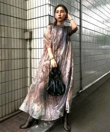 AMERI vintage MEDI ERIN WRINKLE DRESS