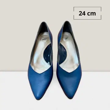 네이비 스틸레토 힐 24 cm