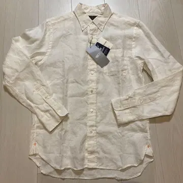 BEAMS +린넨 화이트 긴팔 셔츠 XS